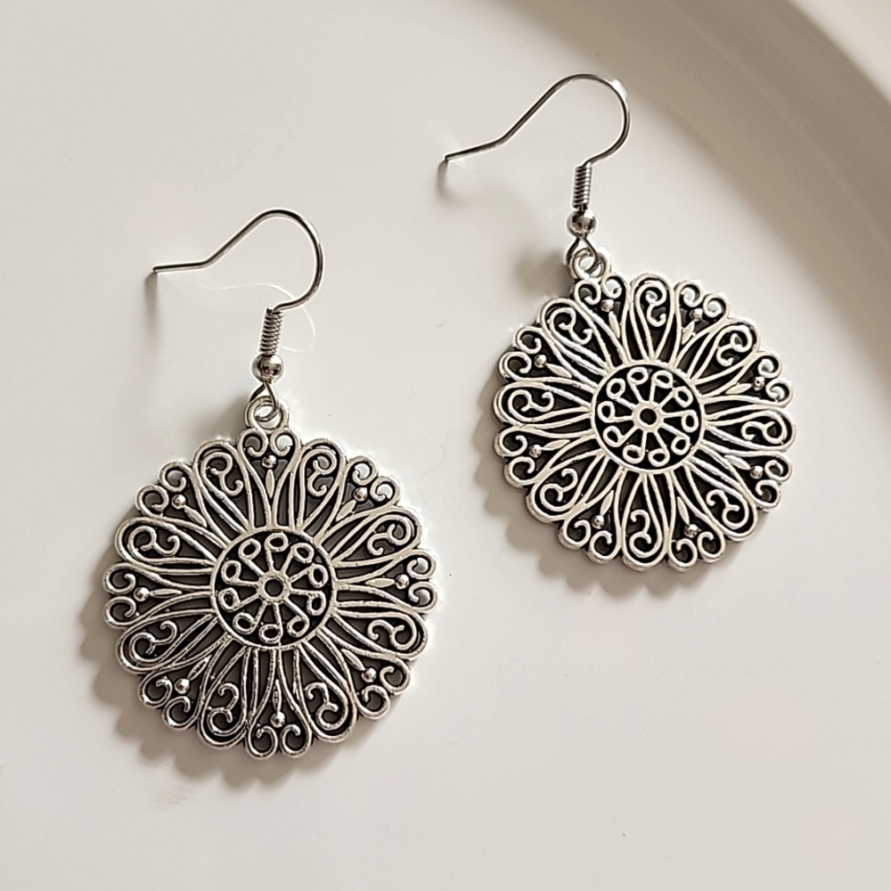 Lace Pattern Boho Docs Earrings